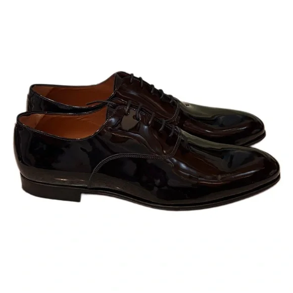 Charles Tyrwhitt Shiny Black Derbys - Picture 4 of 12